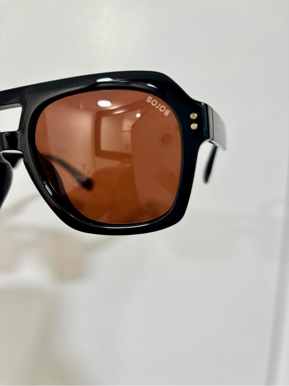 Women’s Sojos Polarized Black Frame Sunglasses with Brown Lenses - Picture 7 of 14